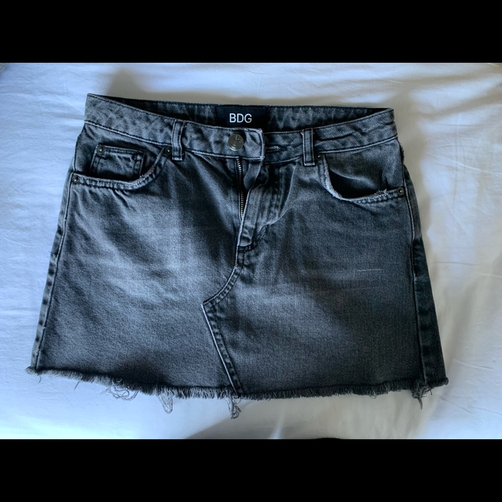 Urban outfitters BDG black jean skirt